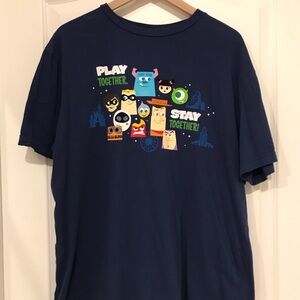 Disney Parks 2018 Disneyland Pixar Fest T-Shirt, Blue, Large